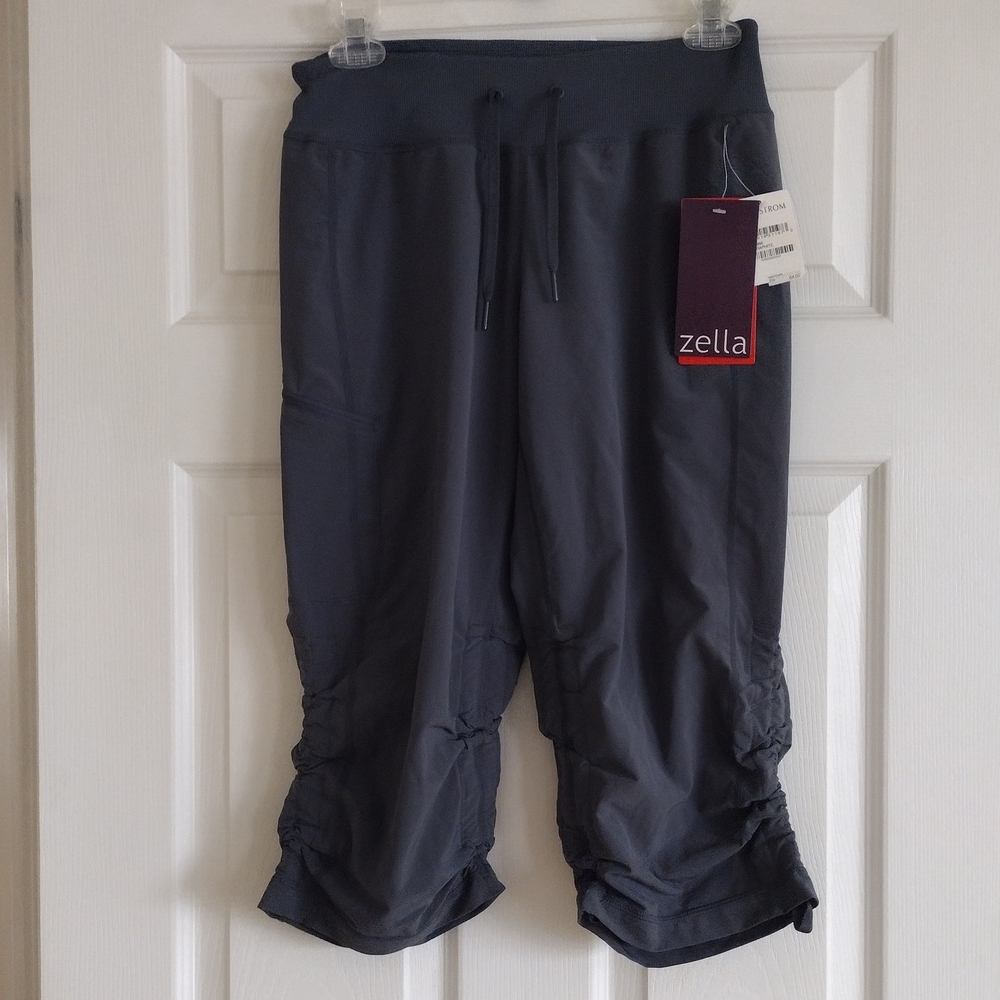 Zella Girls' Charcoal Gray Capri Active Pants